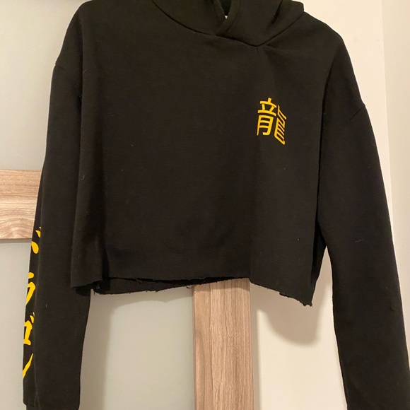 Bluenotes Sweaters - Bluenotes crop hoodie sweater